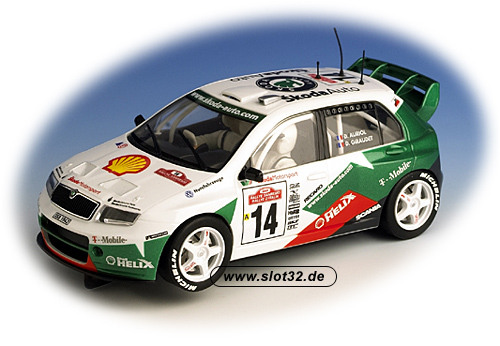 SCALEXTRIC Skoda WRC # 14